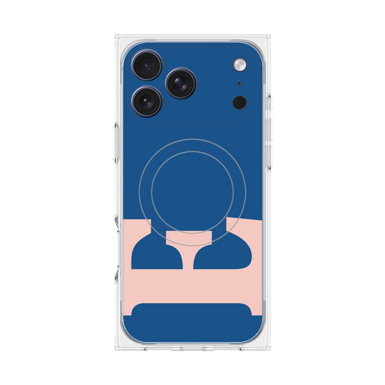 Premium Square Case with MagSafe［ Original - initial color - E navy ］