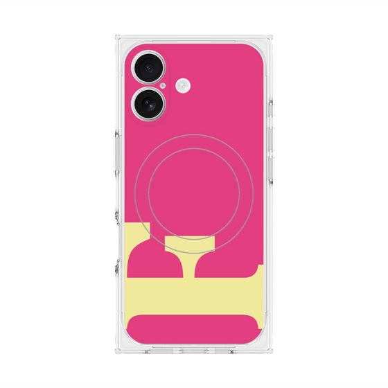 Premium Square Case with MagSafe［ Original - initial color - F pink ］