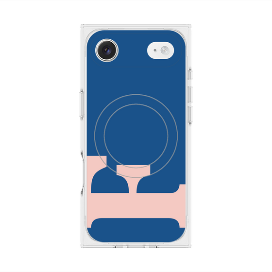 Premium Square Case with MagSafe［ Original - initial color - F navy ］