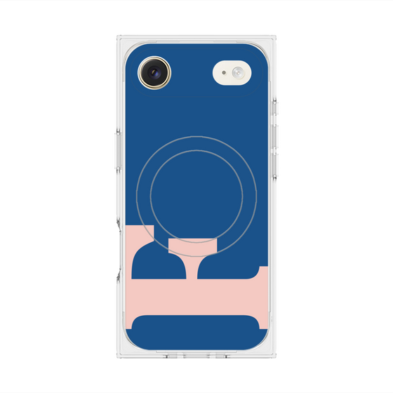 Premium Square Case with MagSafe［ Original - initial color - F navy ］