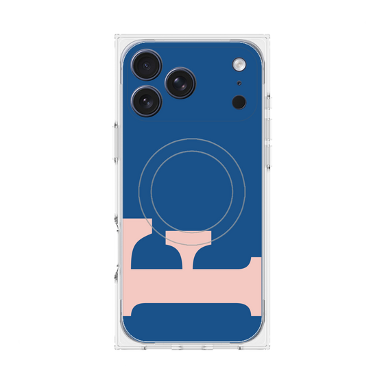 Premium Square Case with MagSafe［ Original - initial color - F navy ］