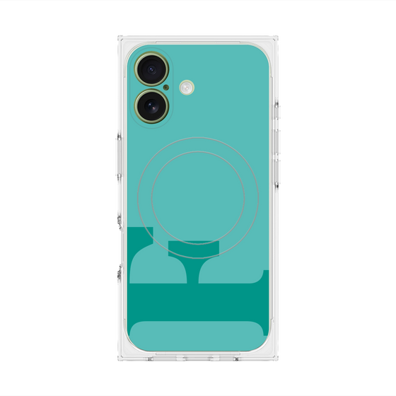 Premium Square Case with MagSafe［ Original - initial color - F light green ］