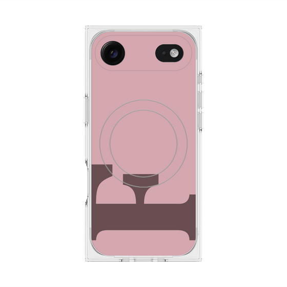 Premium Square Case with MagSafe［ Original - initial color - F dusty pink ］