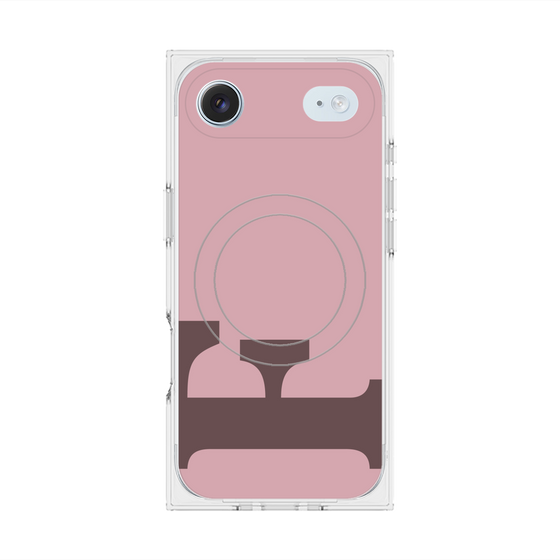 Premium Square Case with MagSafe［ Original - initial color - F dusty pink ］
