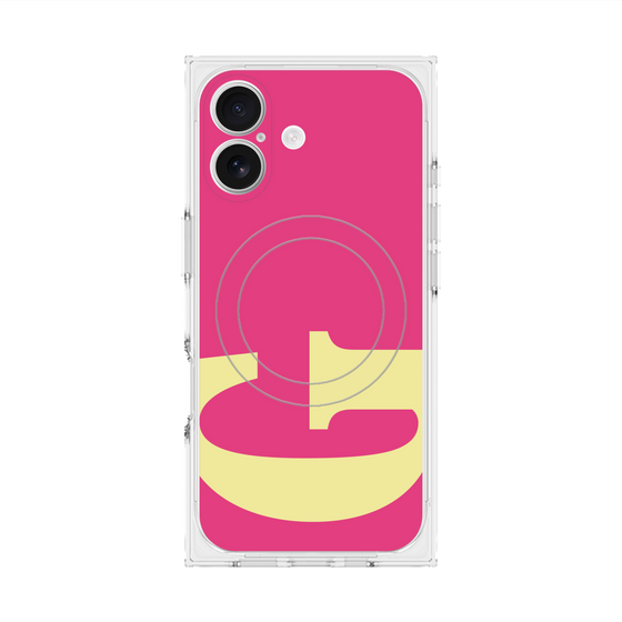 Premium Square Case with MagSafe［ Original - initial color - G pink ］