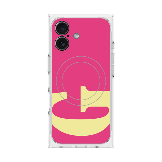 Premium Square Case with MagSafe［ Original - initial color - G pink ］