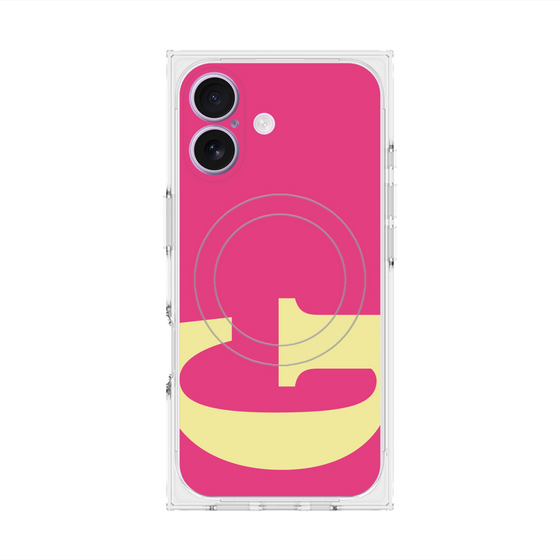 Premium Square Case with MagSafe［ Original - initial color - G pink ］