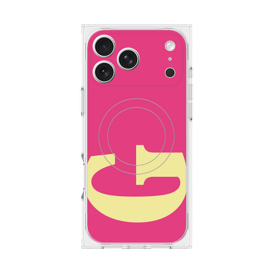 Premium Square Case with MagSafe［ Original - initial color - G pink ］
