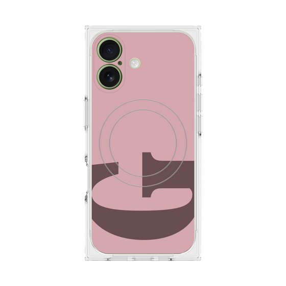 Premium Square Case with MagSafe［ Original - initial color - G dusty pink ］
