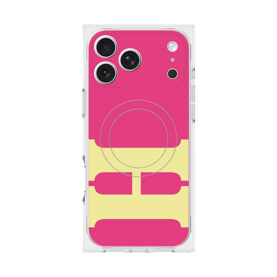 Premium Square Case with MagSafe［ Original - initial color - H pink ］