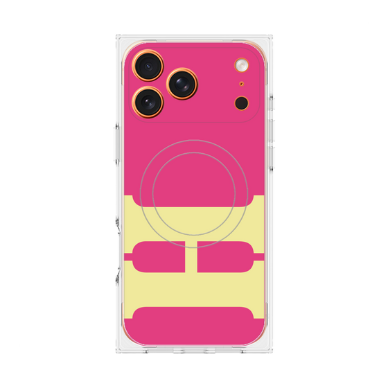 Premium Square Case with MagSafe［ Original - initial color - H pink ］