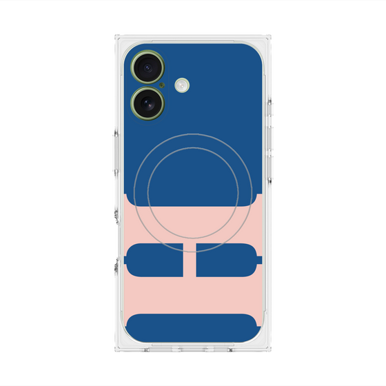 Premium Square Case with MagSafe［ Original - initial color - H navy ］