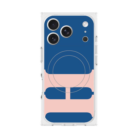 Premium Square Case with MagSafe［ Original - initial color - H navy ］