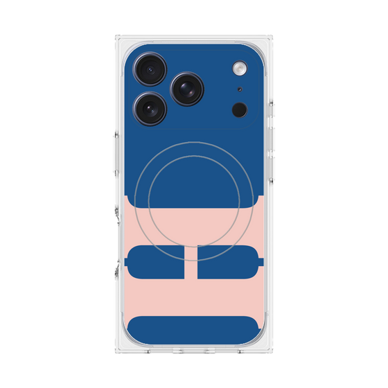 Premium Square Case with MagSafe［ Original - initial color - H navy ］