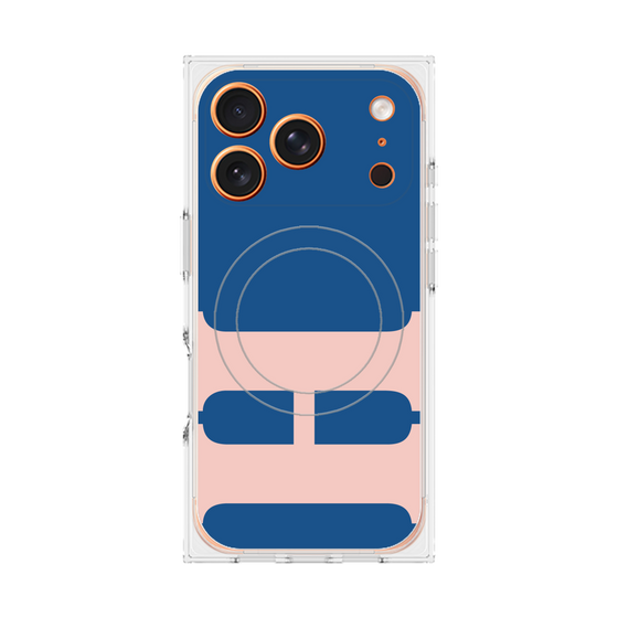 Premium Square Case with MagSafe［ Original - initial color - H navy ］