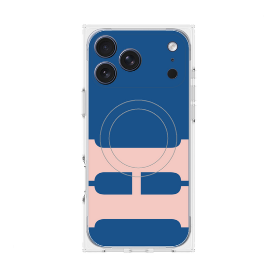 Premium Square Case with MagSafe［ Original - initial color - H navy ］