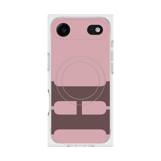 Premium Square Case with MagSafe［ Original - initial color - H dusty pink ］