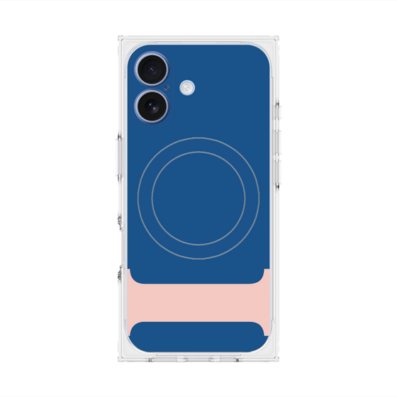 Premium Square Case with MagSafe［ Original - initial color - I navy ］