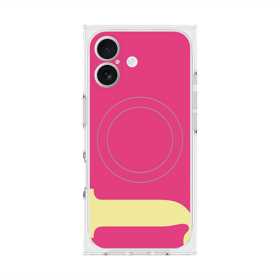 Premium Square Case with MagSafe［ Original - initial color - J pink ］