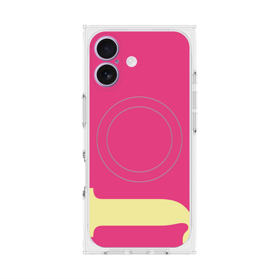 Premium Square Case with MagSafe［ Original - initial color - J pink ］