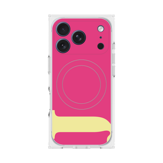 Premium Square Case with MagSafe［ Original - initial color - J pink ］