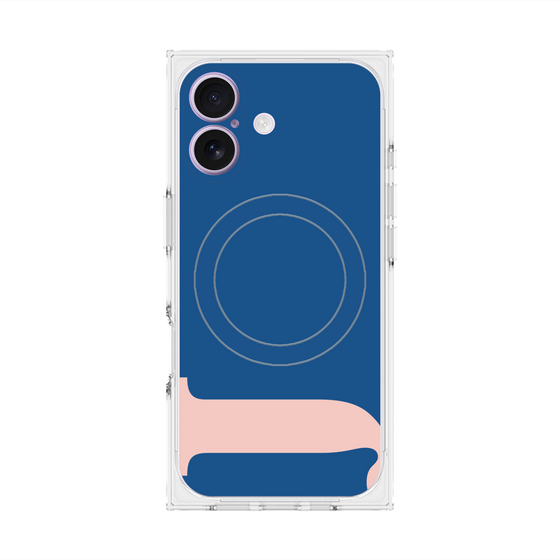 Premium Square Case with MagSafe［ Original - initial color - J navy ］