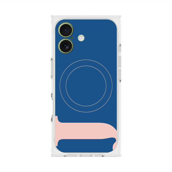 Premium Square Case with MagSafe［ Original - initial color - J navy ］