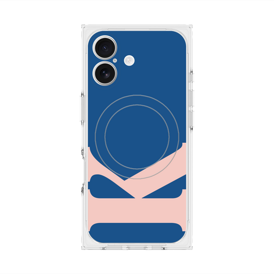 Premium Square Case with MagSafe［ Original - initial color - K navy ］