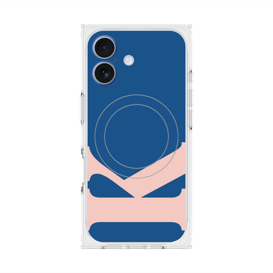 Premium Square Case with MagSafe［ Original - initial color - K navy ］