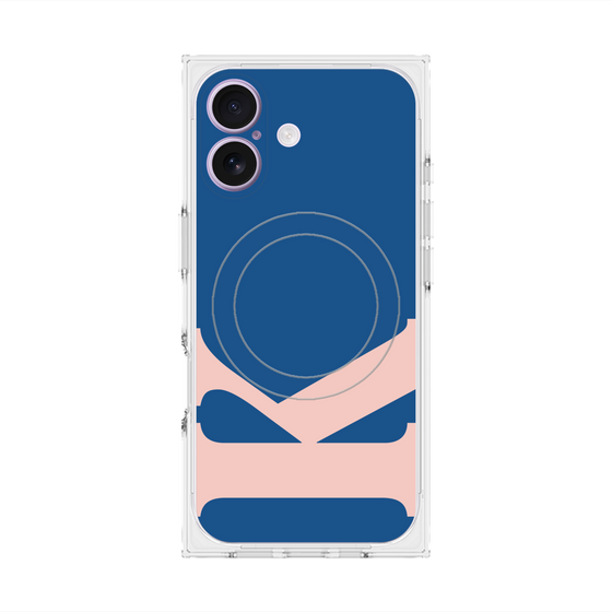 Premium Square Case with MagSafe［ Original - initial color - K navy ］