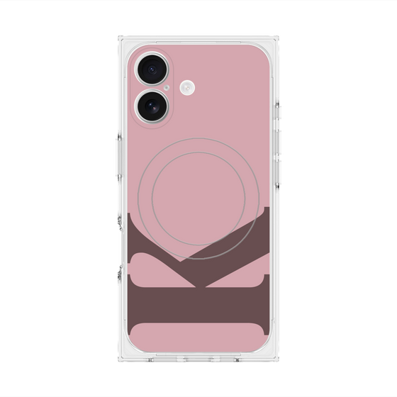 Premium Square Case with MagSafe［ Original - initial color - K dusty pink ］
