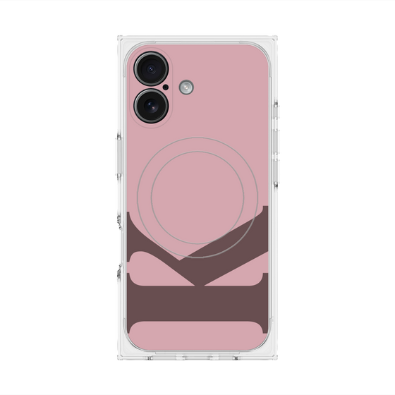 Premium Square Case with MagSafe［ Original - initial color - K dusty pink ］