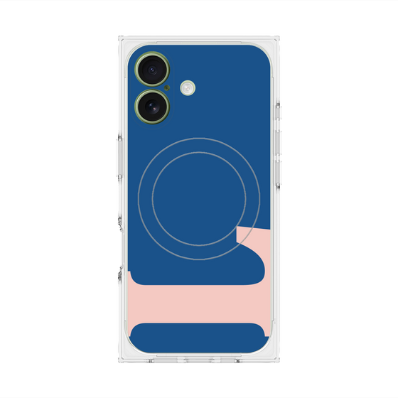 Premium Square Case with MagSafe［ Original - initial color - L navy ］