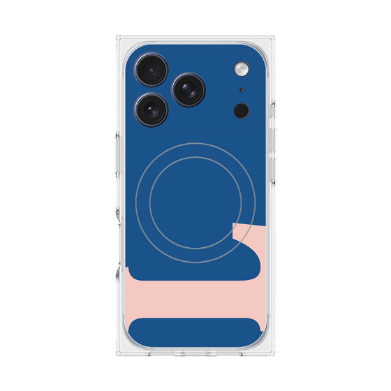 Premium Square Case with MagSafe［ Original - initial color - L navy ］