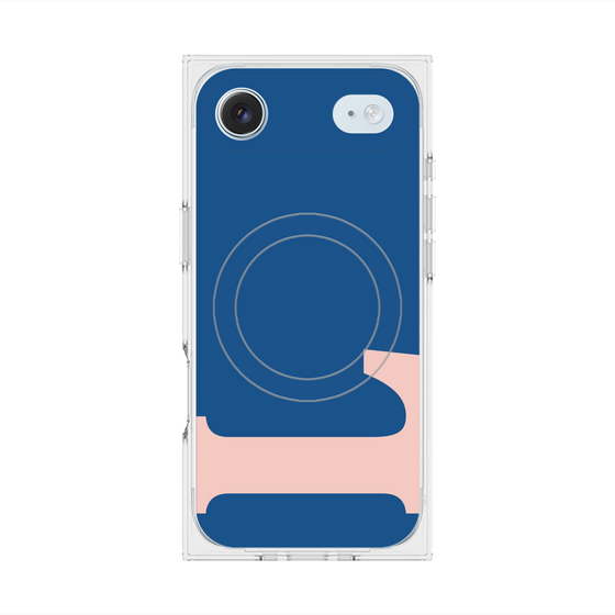 Premium Square Case with MagSafe［ Original - initial color - L navy ］