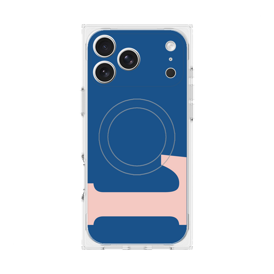 Premium Square Case with MagSafe［ Original - initial color - L navy ］