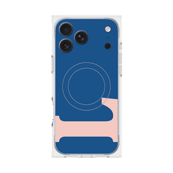 Premium Square Case with MagSafe［ Original - initial color - L navy ］