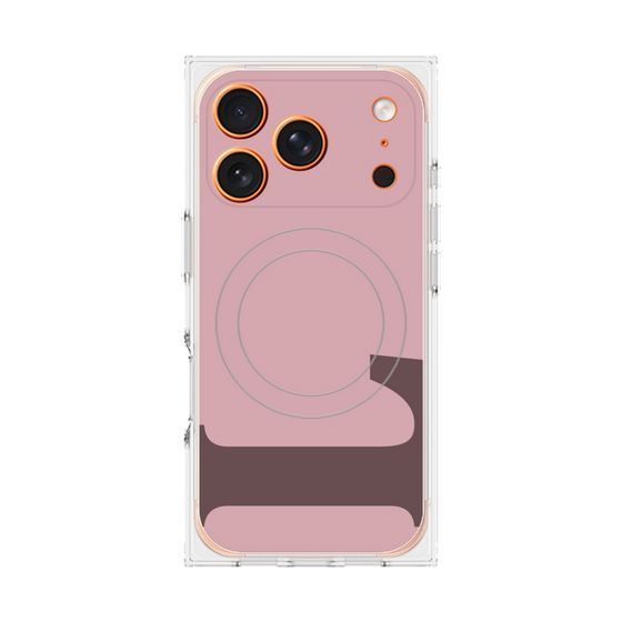 Premium Square Case with MagSafe［ Original - initial color - L dusty pink ］