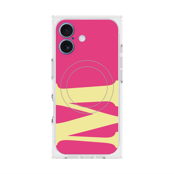 Premium Square Case with MagSafe［ Original - initial color - M pink ］