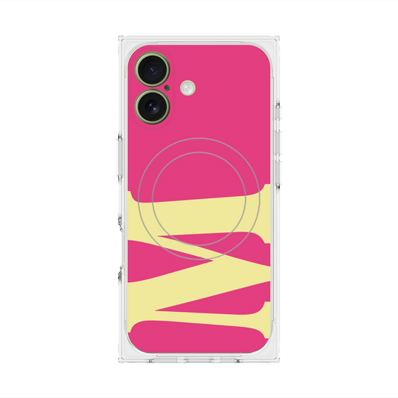 Premium Square Case with MagSafe［ Original - initial color - M pink ］