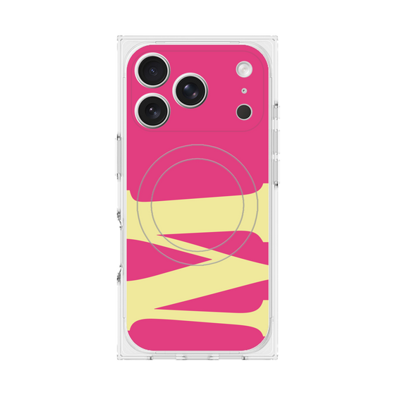 Premium Square Case with MagSafe［ Original - initial color - M pink ］
