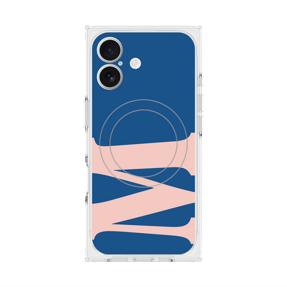 Premium Square Case with MagSafe［ Original - initial color - M navy ］