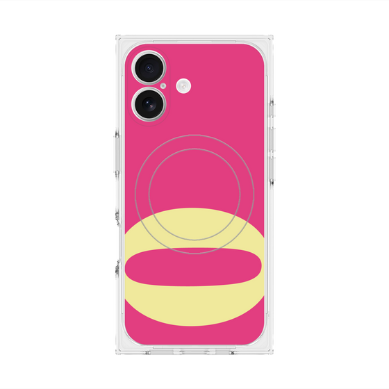 Premium Square Case with MagSafe［ Original - initial color - O pink ］