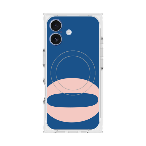 Premium Square Case with MagSafe［ Original - initial color - O navy ］