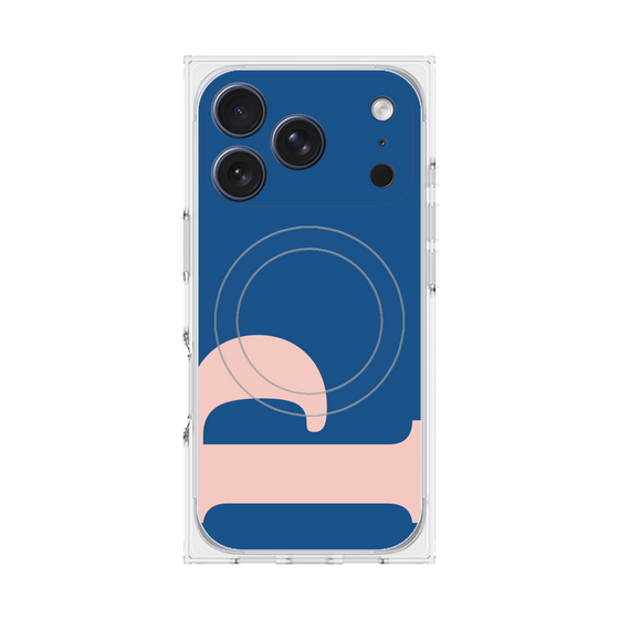 Premium Square Case with MagSafe［ Original - initial color - P navy ］