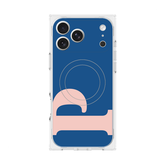 Premium Square Case with MagSafe［ Original - initial color - P navy ］