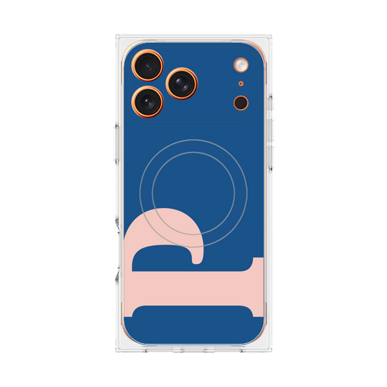 Premium Square Case with MagSafe［ Original - initial color - P navy ］