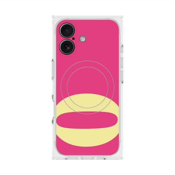 Premium Square Case with MagSafe［ Original - initial color - Q pink ］