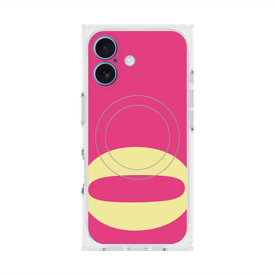 Premium Square Case with MagSafe［ Original - initial color - Q pink ］