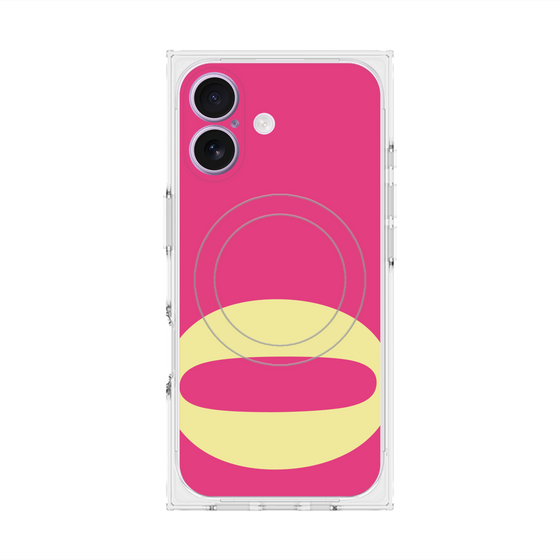 Premium Square Case with MagSafe［ Original - initial color - Q pink ］